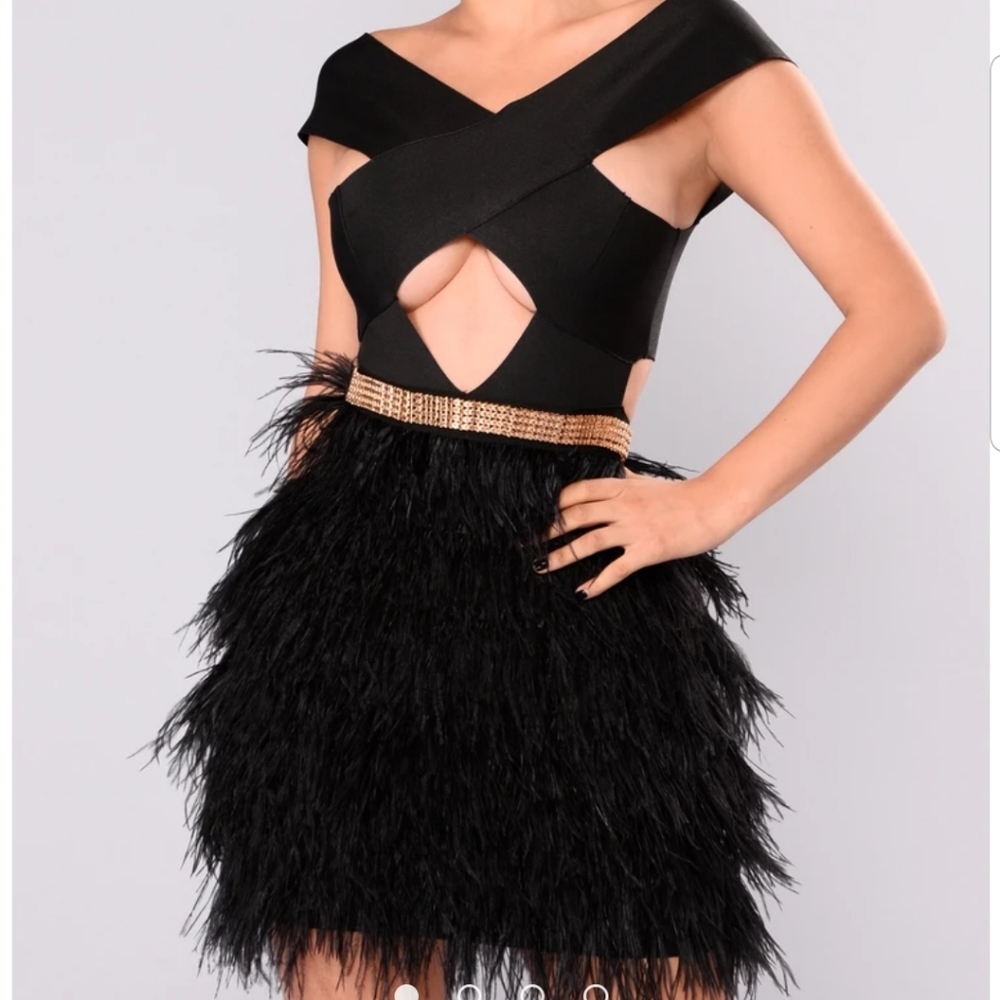 FASHIONNOVA Letticia bandage dress size sm…